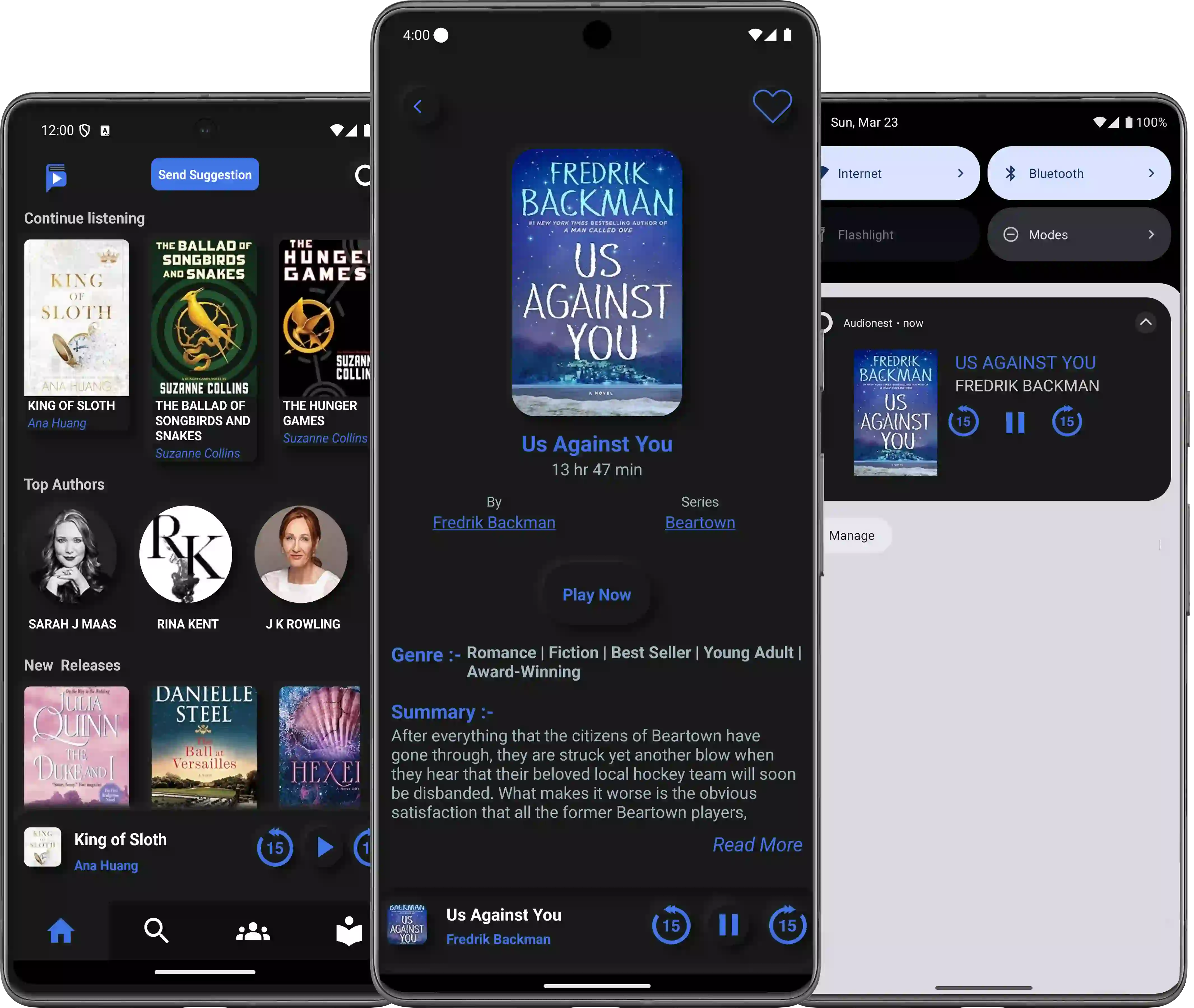 Us Against You Free Audiobook by Fredrik Backman